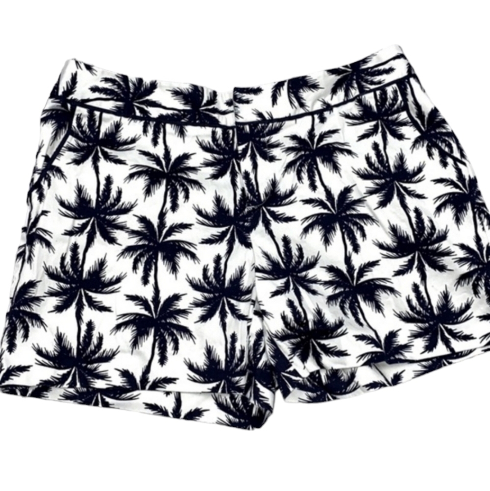 Cynthia Rowley palm tree print chinos size 6 - Picture 2 of 6